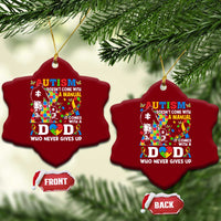 Autism Dad Ceramic Ornament Autism Doesn't Come With A Manual It Comes With A Dad