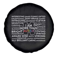 Autism Awareness Spare Tire Cover I Am More Than Autism Puzzle Piece