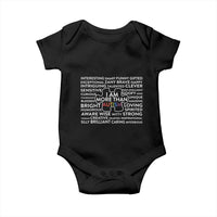 Autism Awareness Baby Onesie I Am More Than Autism Puzzle Piece
