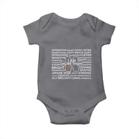 Autism Awareness Baby Onesie I Am More Than Autism Puzzle Piece