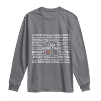 Autism Awareness Long Sleeve Shirt I Am More Than Autism Puzzle Piece