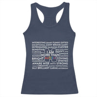 Autism Awareness Racerback Tank Top I Am More Than Autism Puzzle Piece