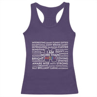 Autism Awareness Racerback Tank Top I Am More Than Autism Puzzle Piece