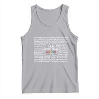 Autism Awareness Tank Top I Am More Than Autism Puzzle Piece