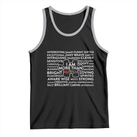 Autism Awareness Tank Top I Am More Than Autism Puzzle Piece