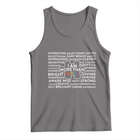 Autism Awareness Tank Top I Am More Than Autism Puzzle Piece