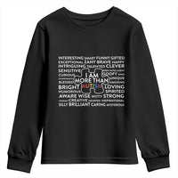 Autism Awareness Youth Sweatshirt I Am More Than Autism Puzzle Piece