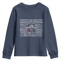 Autism Awareness Youth Sweatshirt I Am More Than Autism Puzzle Piece