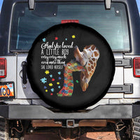 And She Loved A Little Boy Very Much Even More Than She Loved Herself Spare Tire Cover Autism Awareness Giraffes
