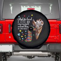 And She Loved A Little Boy Very Much Even More Than She Loved Herself Spare Tire Cover Autism Awareness Giraffes