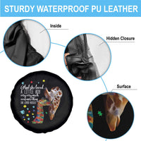 And She Loved A Little Boy Very Much Even More Than She Loved Herself Spare Tire Cover Autism Awareness Giraffes