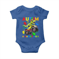 Funny Autism Awareness Dinosaur Baby Onesie Autism Arawrrness Monster Truck Puzzle Pieces