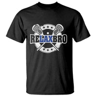 Funny Lax Lover Relax Bro T Shirt Lacrosse Joke