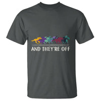 Horse Racing T Shirt And They're Off Vintage Jockey - Wonder Print Shop