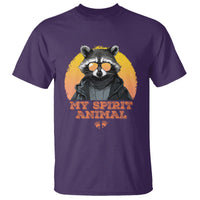 Funny Raccoon T Shirt My Spirit Animal Cute Trash Panda - Wonder Print Shop