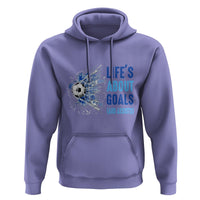 Soccer Lover Hoodie Life's About Goals And Assists Coach - Wonder Print Shop