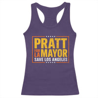 Pratt For Mayor Save Los Angeles Racerback Tank Top Spencer Supporter