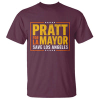 Pratt For Mayor Save Los Angeles T Shirt Spencer Supporter