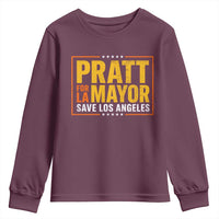 Pratt For Mayor Save Los Angeles Youth Sweatshirt Spencer Supporter