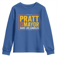 Pratt For Mayor Save Los Angeles Youth Sweatshirt Spencer Supporter