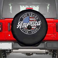America 250 Years 1776 2026 Spare Tire Cover 250th Anniversary USA Vintage USA Flag