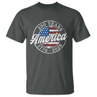 America 250 Years 1776 2026 T Shirt 250th Anniversary USA Vintage USA Flag