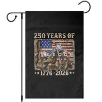 250 Years Of Freedom Dirt Bike Motocross 1776 2026 Garden Flag
