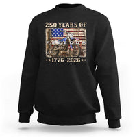 250 Years Of Freedom Dirt Bike Motocross 1776 2026 Sweatshirt