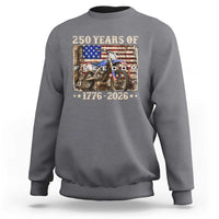 250 Years Of Freedom Dirt Bike Motocross 1776 2026 Sweatshirt