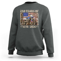 250 Years Of Freedom Dirt Bike Motocross 1776 2026 Sweatshirt