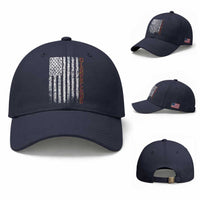 Cleveland Ohio State Pride Vintage American Flag Baseball Cap Vintage American Flag Ohio State Pride