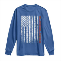 Cleveland Ohio State Pride Vintage American Flag Long Sleeve Shirt