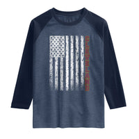 Cleveland Ohio State Pride Vintage American Flag Raglan Shirt Vintage American Flag Ohio State Pride