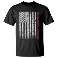 Cleveland Ohio State Pride Vintage American Flag T Shirt
