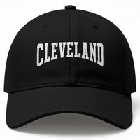 Cleveland Ohio OH City Throwback Design Vintage Baseball Cap