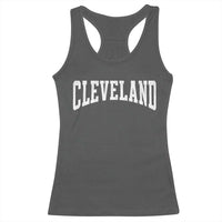 Cleveland Ohio OH City Throwback Design Vintage Racerback Tank Top