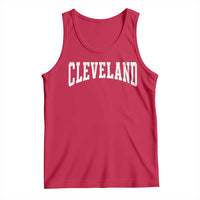 Cleveland Ohio OH City Throwback Design Vintage Tank Top