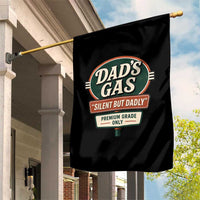 Dads Gas Silent But Dadly Garden Flag Funny Fart Dad Farting Father's Day