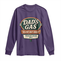 Dads Gas Silent But Dadly Long Sleeve Shirt Funny Fart Dad Farting Father's Day
