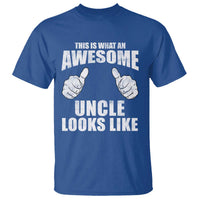 This Is What An Awesome Uncle Looks Like T Shirt Funny Fathers Day Gifts