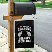 This Is What An Awesome Grandpa Looks Like Garden Flag Funny Fathers Day Gifts