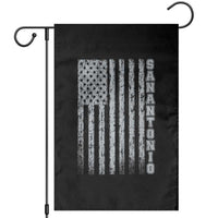 San Antonio Texas State Pride Vintage American Flag Garden Flag