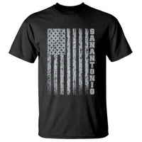 San Antonio Texas State Pride Vintage American Flag T Shirt