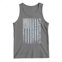 San Antonio Texas State Pride Vintage American Flag Tank Top