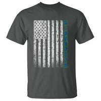 Minnesota MN State Pride Vintage American Flag T Shirt