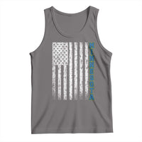 Minnesota MN State Pride Vintage American Flag Tank Top