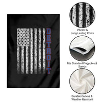 Detroit Michigan State Pride Vintage American Flag Garden Flag