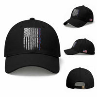 Detroit Michigan State Pride Vintage American Flag Baseball Cap
