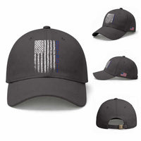 Detroit Michigan State Pride Vintage American Flag Baseball Cap