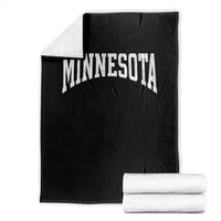 Minnesota MN State Throwback Design Vintage Throw Blanket